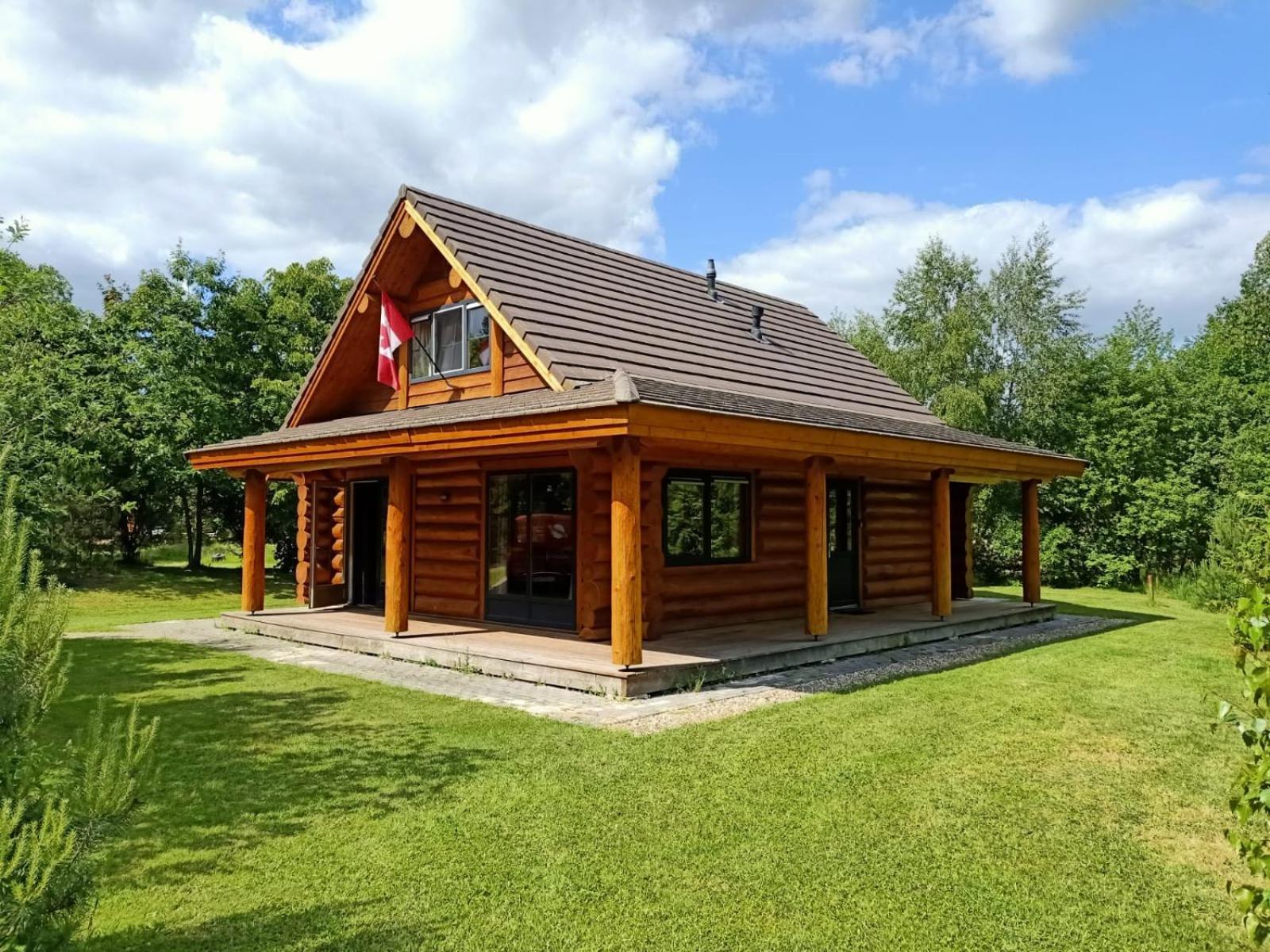 Unieke Houten Villa Met Sauna In Twente - 6P Den Ham Екстер'єр фото