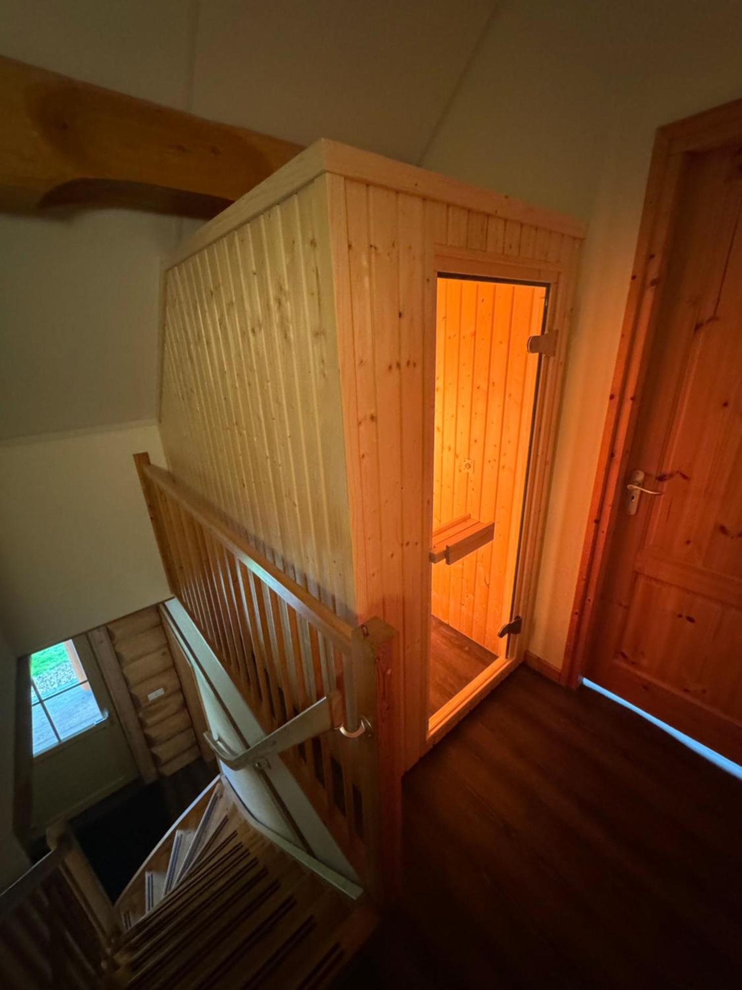 Unieke Houten Villa Met Sauna In Twente - 6P Den Ham Екстер'єр фото