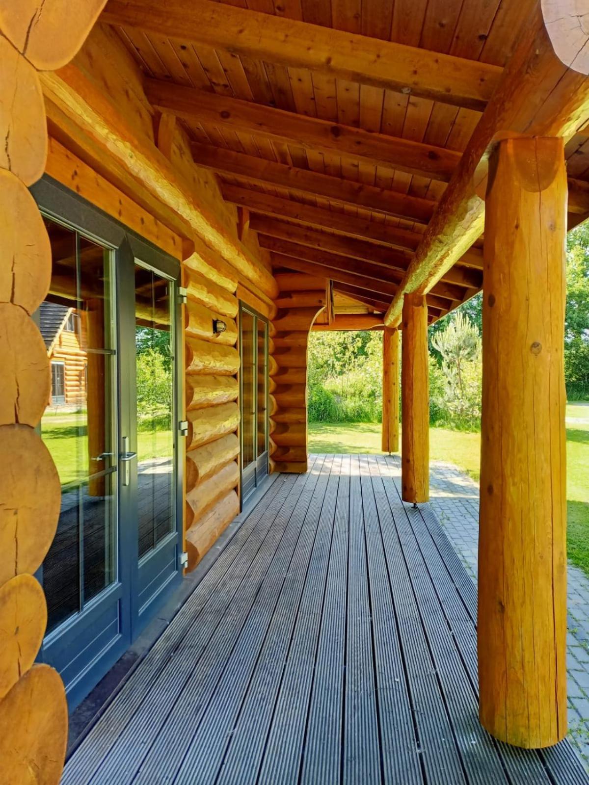 Unieke Houten Villa Met Sauna In Twente - 6P Den Ham Екстер'єр фото