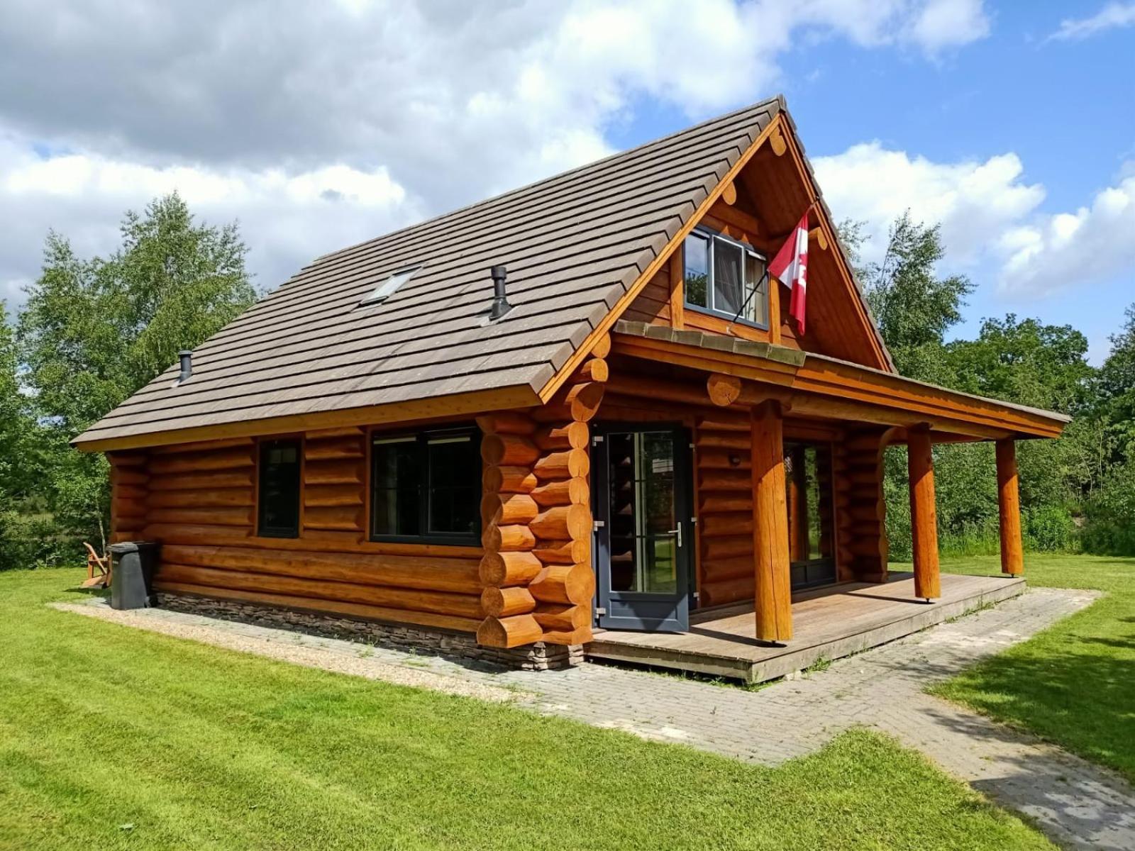Unieke Houten Villa Met Sauna In Twente - 6P Den Ham Екстер'єр фото