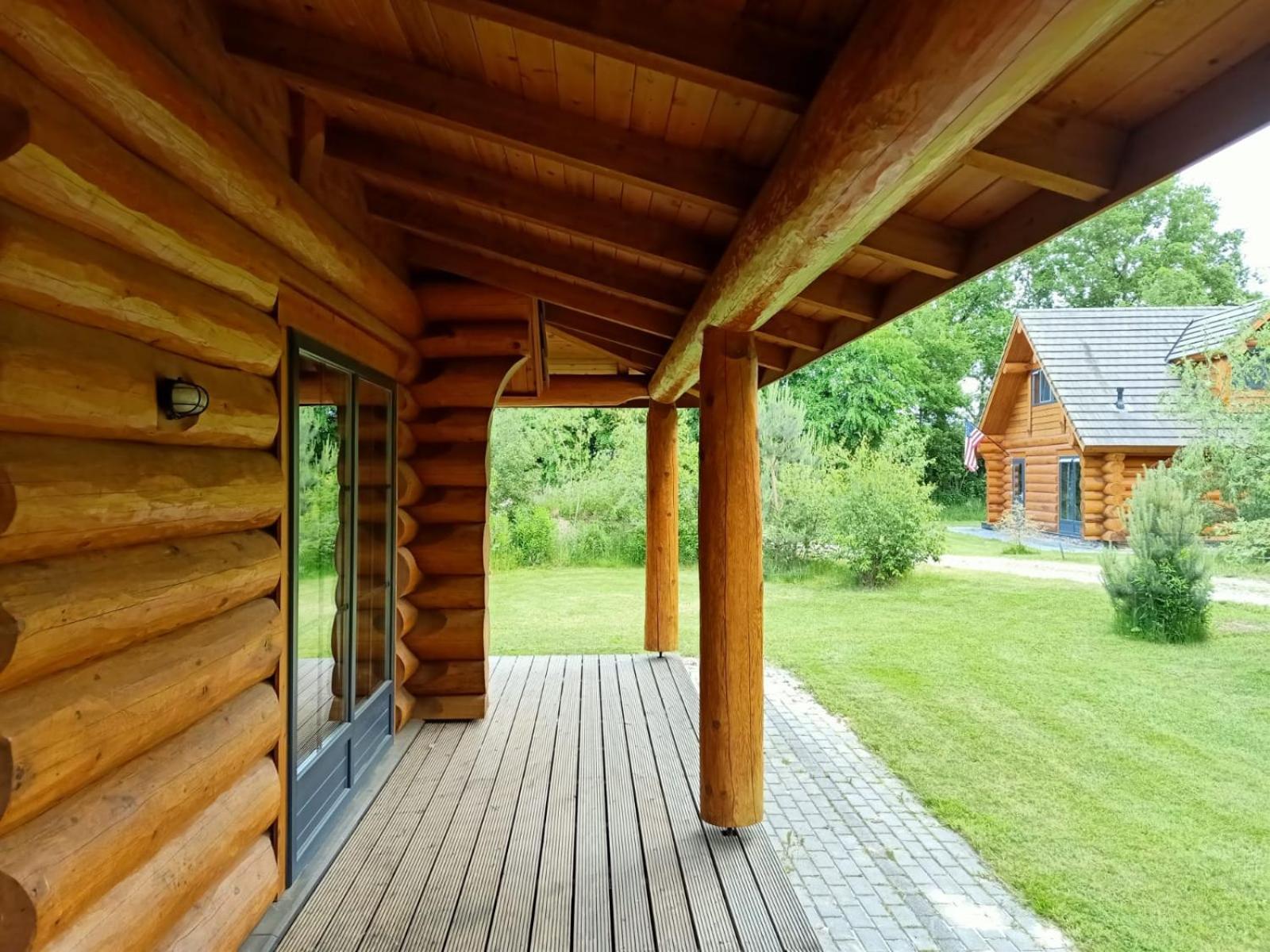 Unieke Houten Villa Met Sauna In Twente - 6P Den Ham Екстер'єр фото