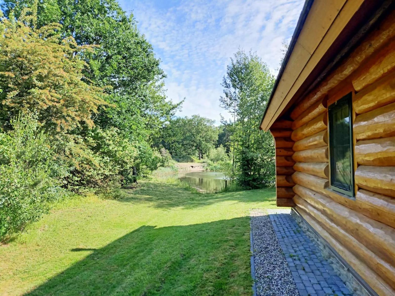 Unieke Houten Villa Met Sauna In Twente - 6P Den Ham Екстер'єр фото
